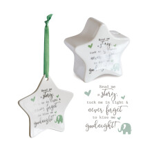 Arora Design Star Shaped Money Box & Kiss Me Hanging Decoration