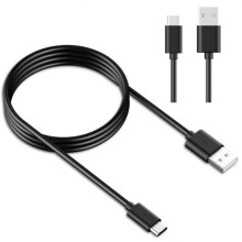 (1 metre, Black) Charging Cable for Playstation 5 PS5 Dualsense Controller Gamepad