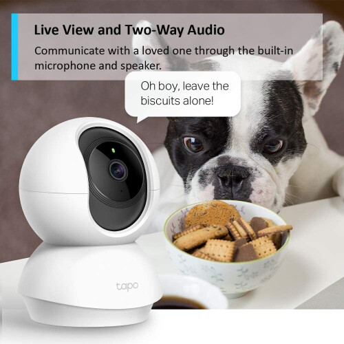 TP-LINK TP-Link Tapo Pan/Tilt Smart Security Camera, Indoor CCTV, 360 1