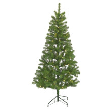 Habitat 6ft Pre-Lit Half Christmas Tree - Green - Refurbished