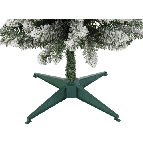 Home 6ft Snow Tipped Pencil Christmas Tree - Green 2