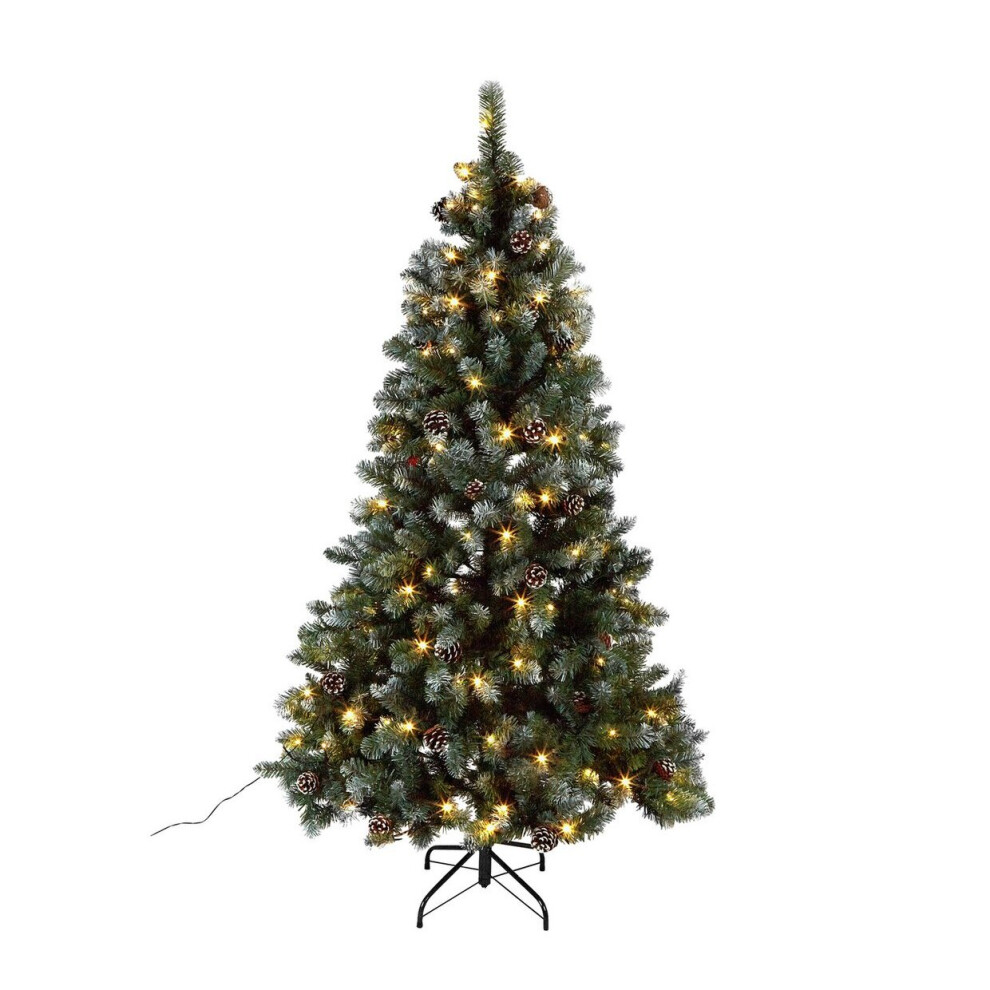 Home 6ft Oscar Pre-lit Christmas Tree - Green