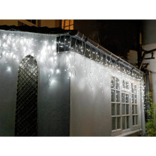 Home 960 Icicle Lights - Bright White - 15m Length - Refurbished