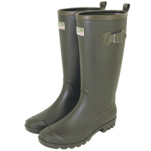 Town & Country Wellington Boots - Lightweight PVC - Green - The Burford - Size 4
