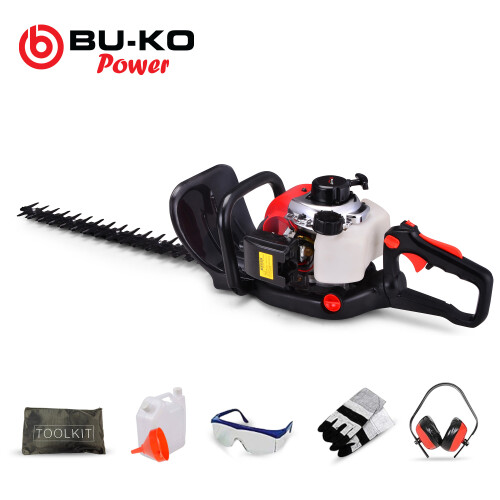 BU-KO BUKO 26CC Petrol Hedge Trimmer Handheld Hedge Cutter