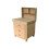 (3ft, With Back Panel) Tool Cabinet Workbench Wooden 18mm MDF Top 2