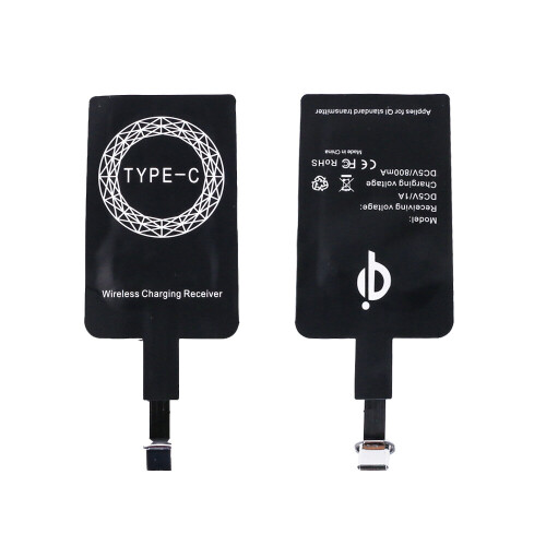 (Type-C) Qi Wireless Charging Charger Receiver Adaptor Card