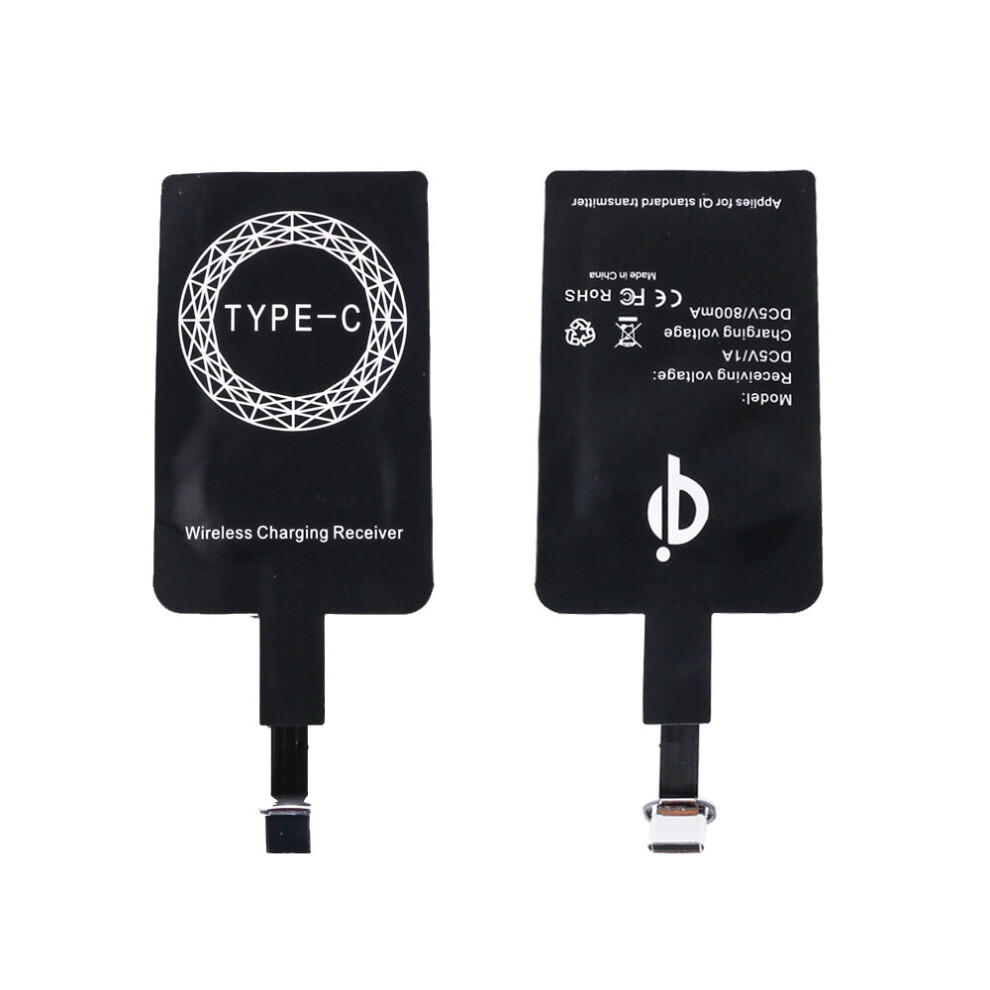 (Type-C) Qi Wireless Charging Charger Receiver Adaptor Card 7371875208222