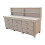 (7ft, With Back Panel) Tool Cabinet Workbench Wooden 18mm MDF Top 3