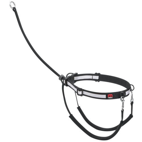 (XL, Black) Mikki Anti Pull Dog Harness