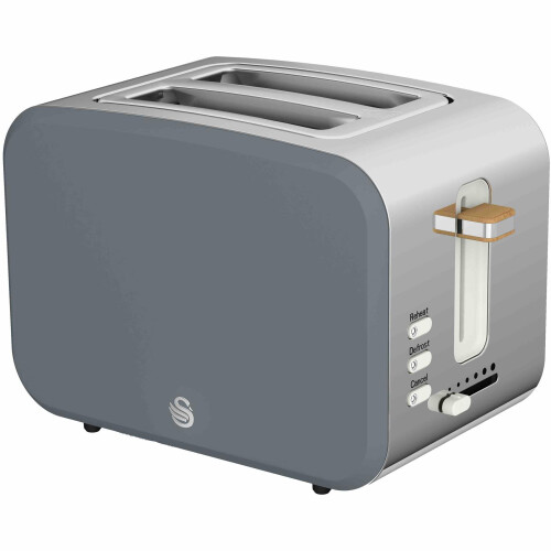 (Swan 2 Slice Nordic Style Toaster Grey) Swan 2 Slice Nordic Style Toaster
