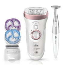 Braun Silk-epil 9 SkinSpa SensoSmart Wet and Dry Epilator Hair