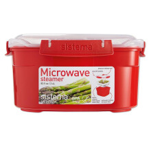 Sistema Klip It Microwave Steamer with lid, 2.4L, Medium