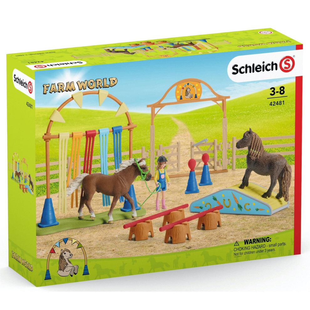 Schleich 42481 Farm World Pony Agility Training
