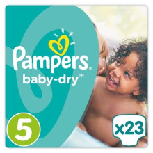 Pampers 23 Baby-Dry - Size 5