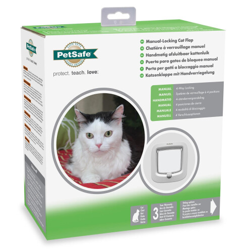 PetSafe Petsafe Manual 4 Way Locking Cat Flap White