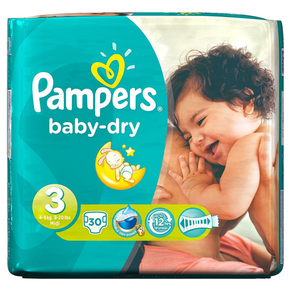 Pampers 30 Baby-Dry - Size 3