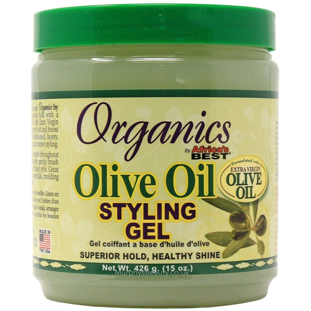 Africa's Best Organic Olive Oil Styling Gel 15oz