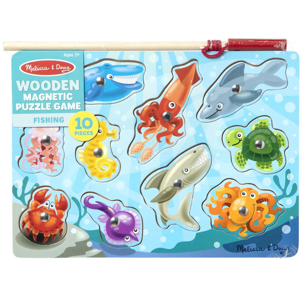 Melissa & Doug Magnetic Fishing Puzzle Game