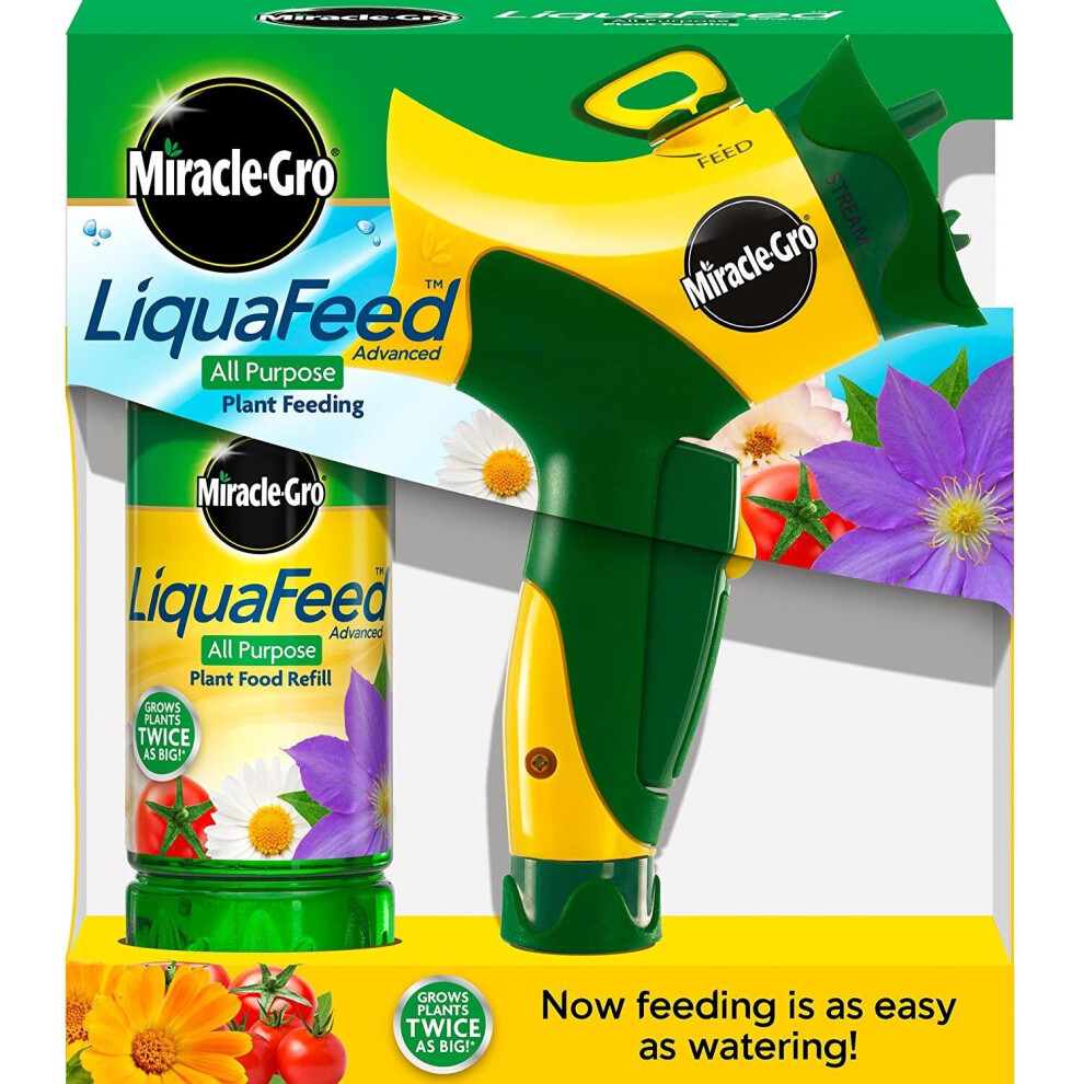 Miracle-Gro Liquafeed Advanced Hose Feeder Starter Kit All Purpose Plant Food