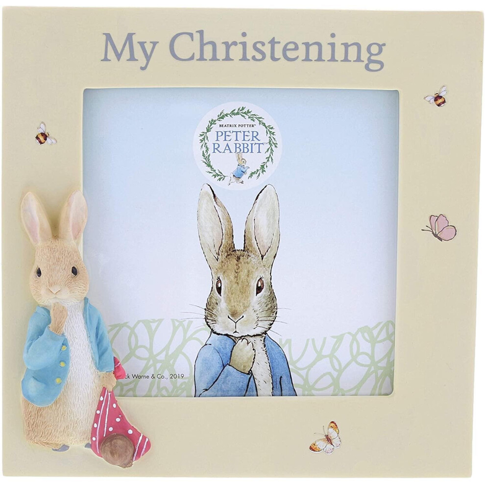 Peter Rabbit Christening Photo Frame Beatrix Potter