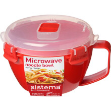 Sistema Red Klip It Microwave Noodle Bowl, 940ml