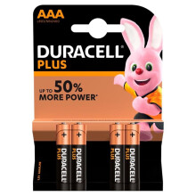 Duracell Plus Power Battery Alkaline 4 / Pack for Multipurpose 1.5 V Dc MN2400B4