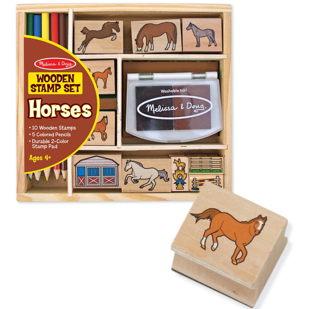 Melissa & Doug Horses Stamp Set