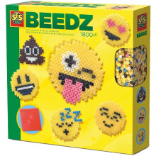 Ses Creative Children's Beedz Emoticons Iron-On Beads Mosaic Set 1800 Iron- 06231
