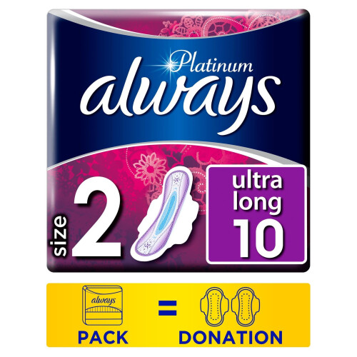 Always Always Platinum Long Plus 10