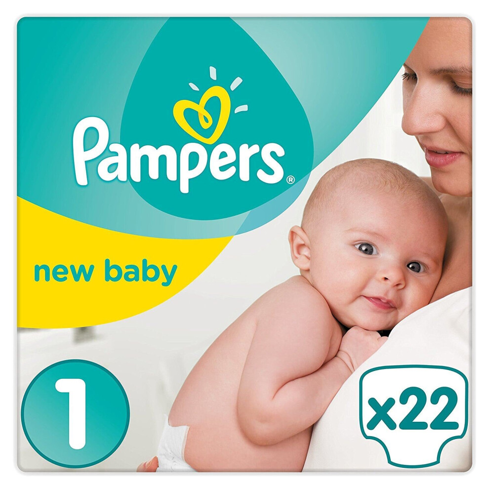 Pampers Premium Protection 22 New Baby Nappies - Size 1 (2-5 kg) on OnBuy