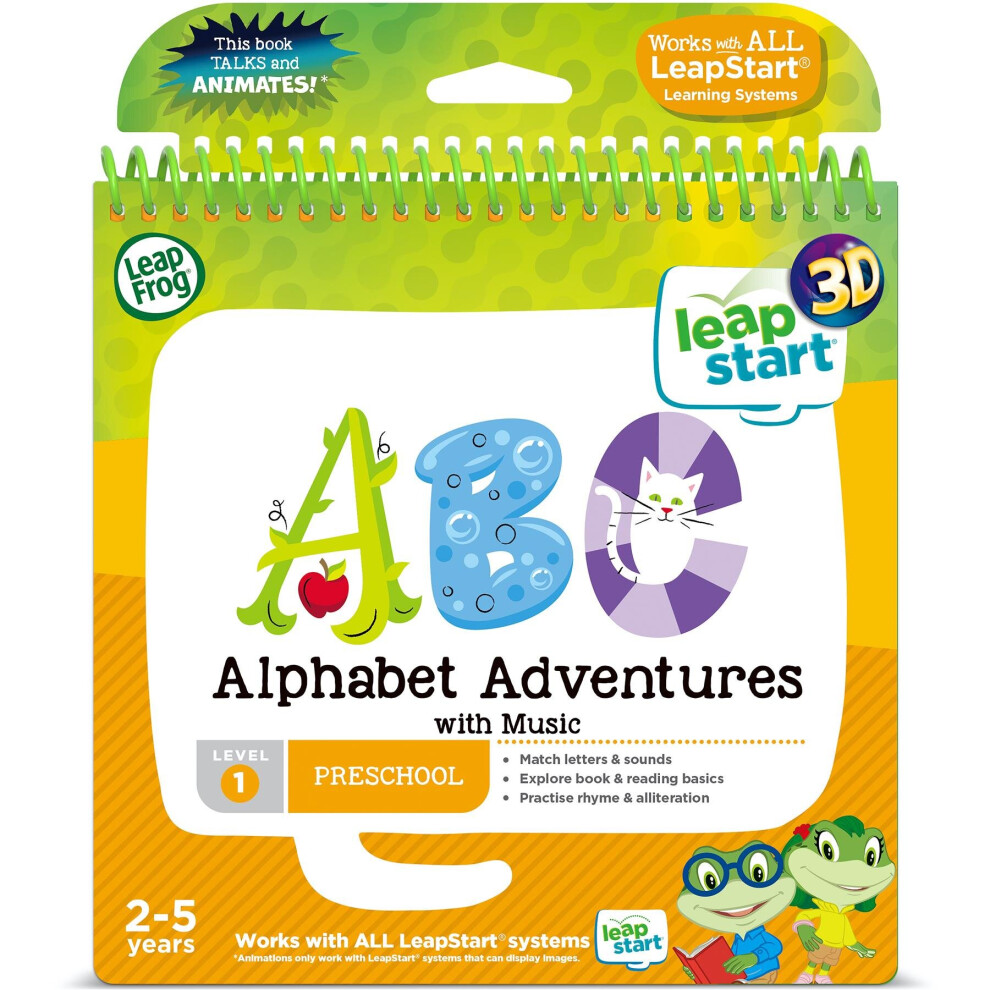 Leapfrog Leapstart 3D - Alphabet Adventures Activity Book 3D