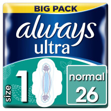 Always Ultra Normal With Wings Size 1 - 26 Pads