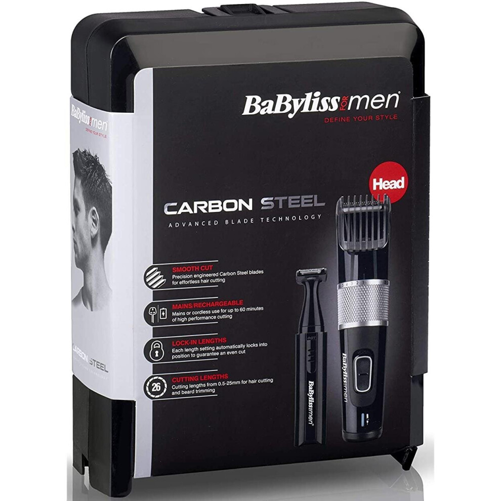 BaByliss for Men Carbon Steel Hair Clipper