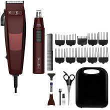 Wahl GroomEase Hair Clipper & Trimmer Gift Set 79449-917 | Burgundy