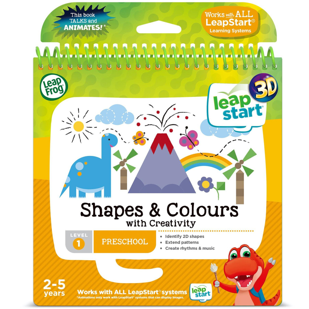 Leapfrog Leapstart 3D - Shapes & Colours Activity Book 3D