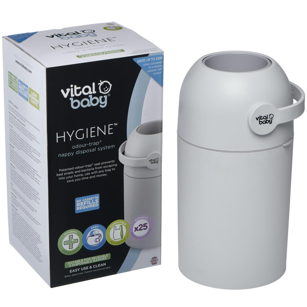 Vital Baby HYGIENE Odour-Trap Nappy Disposal System