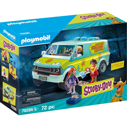 Playmobil 70286 Scooby-Doo Mystery Machine Playset 72PCs for Ages 5 and Above