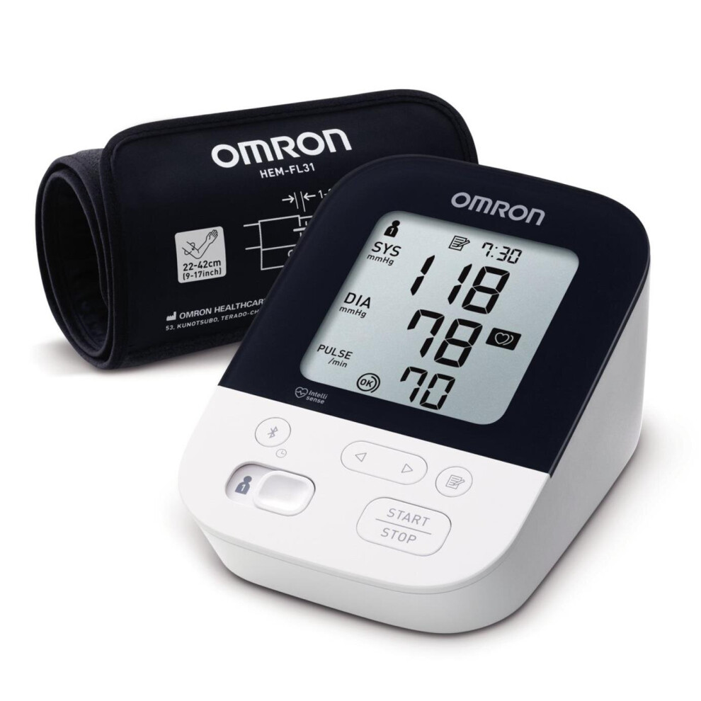 Omron M4 HEM-7155T-EBK Plus Upper Arm Blood Pressure Monitor