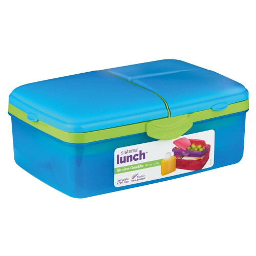 Sistema Sistema Lunch Slimline Quaddie 1.5L - Assorted Colors