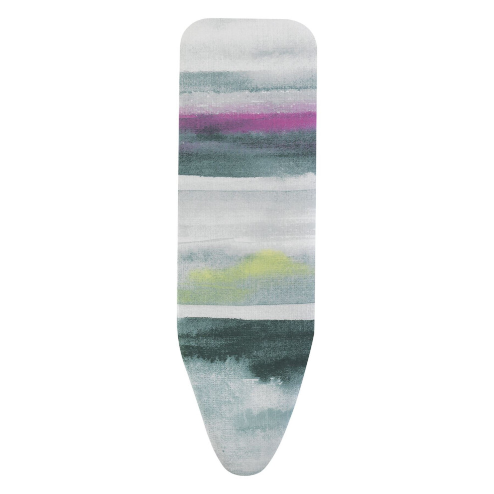 Brabantia Ironing Board Cover B, 124 x 38cm, 2mm Foam, Cotton, Morning Breeze, 0.2 x 38 x 124 cm