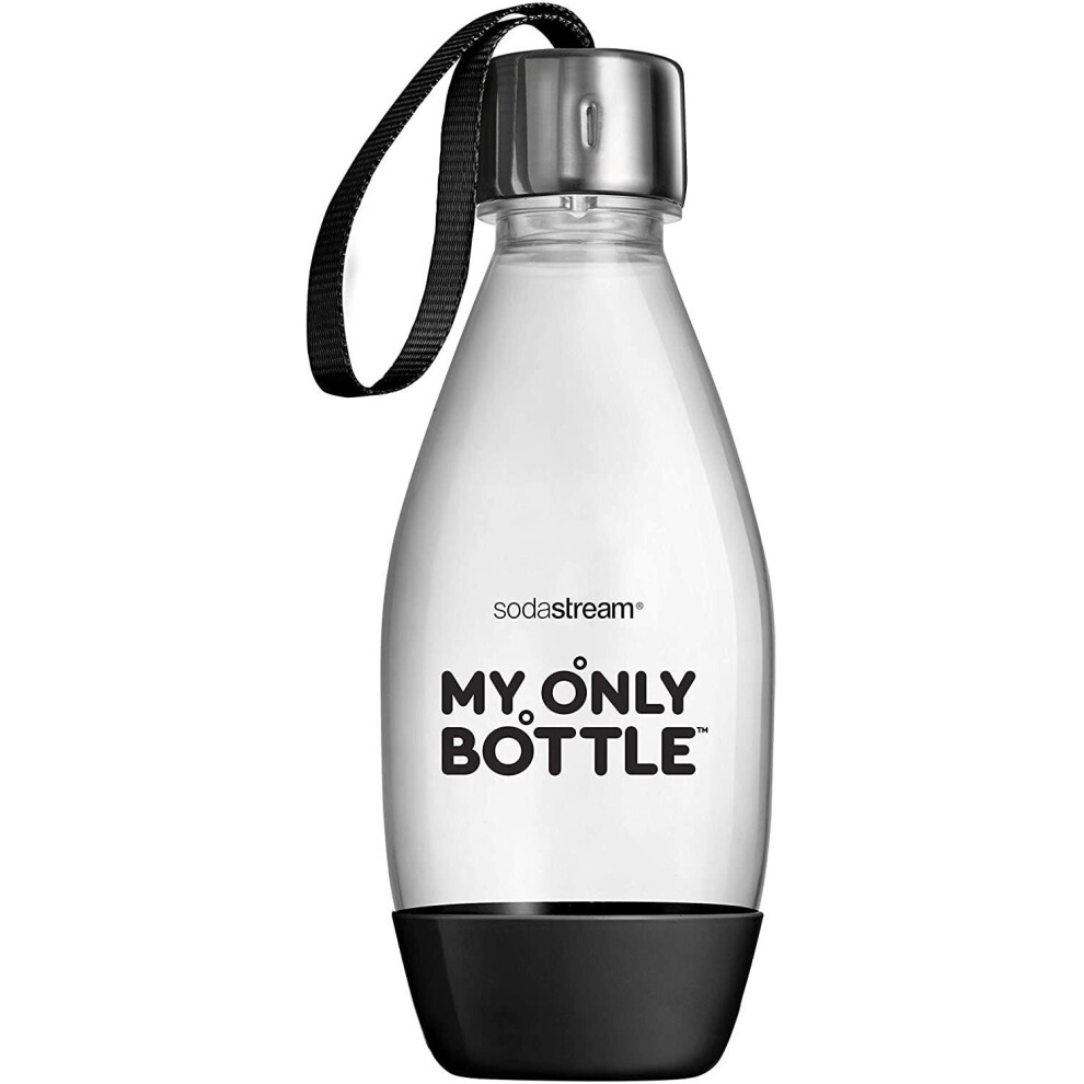 SodaStream My Only Bottle, 0.5 Litre, Dishwasher Safe - Black