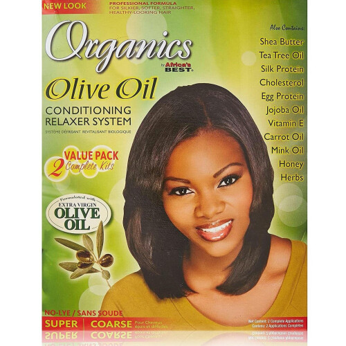 Africa's Best Organics Olivenöl Relaxer Value Kit Super