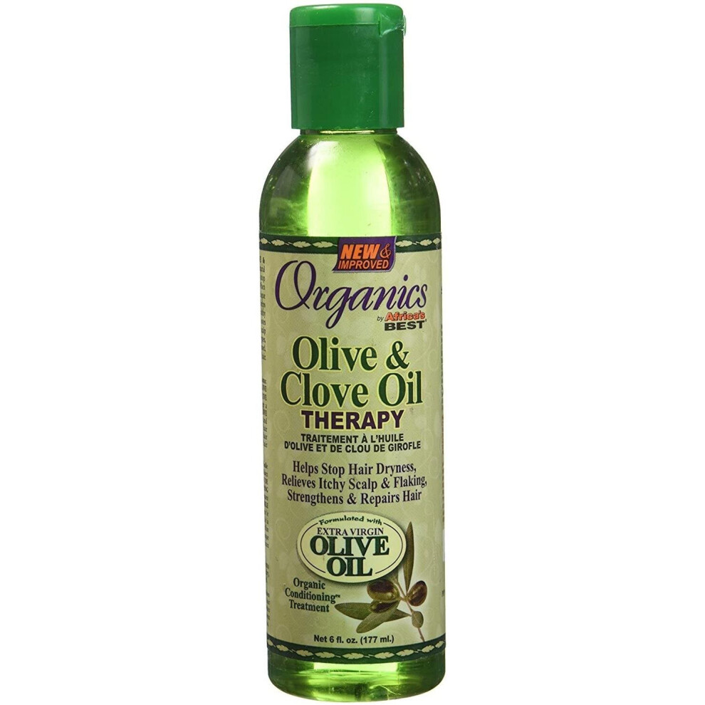 Africa's Best Organic Olive & Clove Oil Therapy 6oz