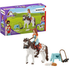 Schleich 42518 Mia & Spotty Horse Club figurine