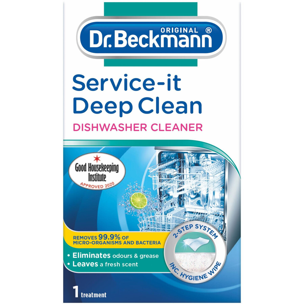 Caraselle TRTAZ11A Dr Beckmann ServiceIt Deep Clean Dishwasher Cleaner 75g, Vinyl