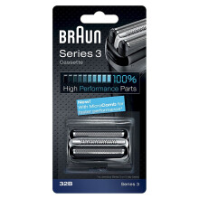 Braun Series 3 32B Replacement Head Cassette BLACK