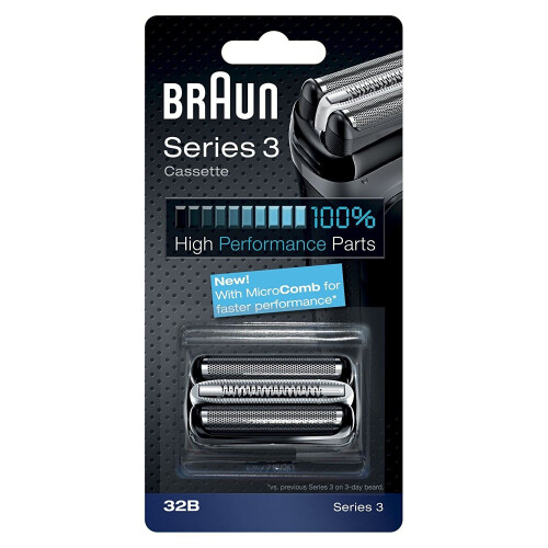 Braun Braun Series 3 32B Replacement Head Cassette BLACK