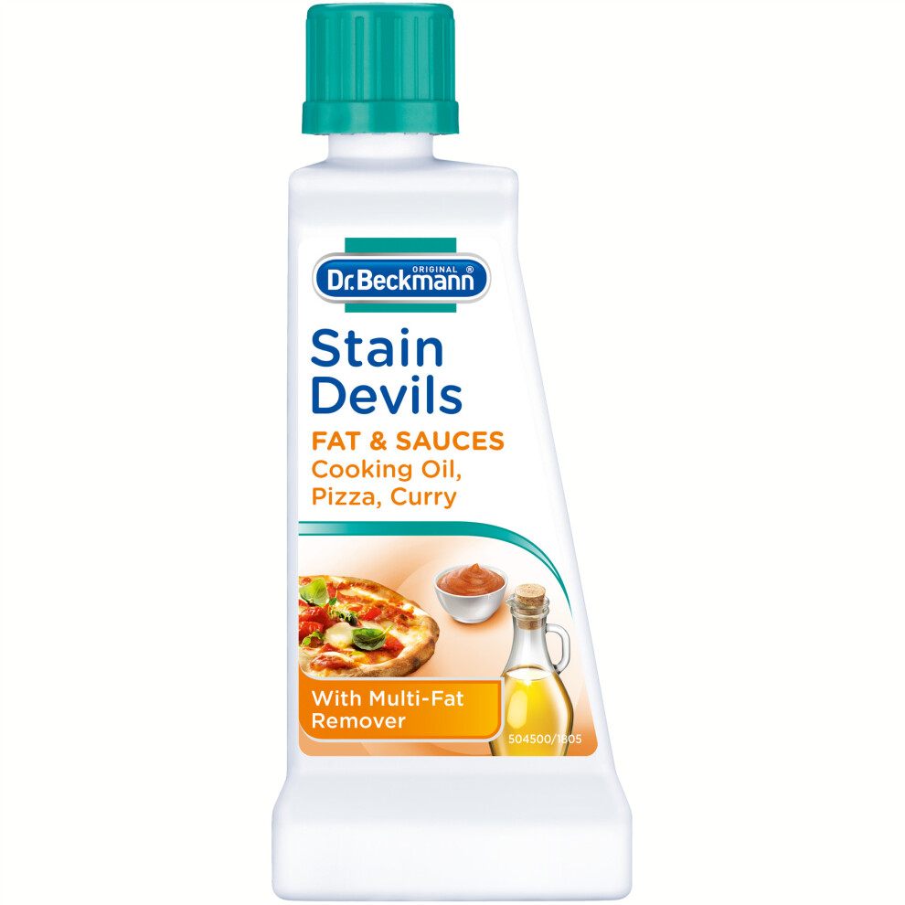 DR Beckmann's Stain Devils Cooking Oil Fat Blood Starch Fabric 50ml