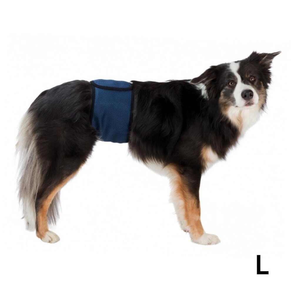 ((L) 55-65 CM) Trixie Belly Band for Male Dogs